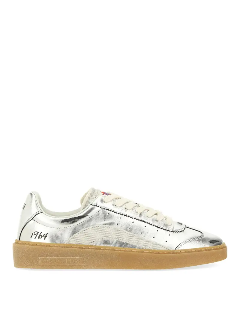 Sneaker in pelle Argento