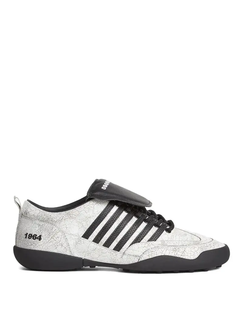 Sneakers basse stringate Nero