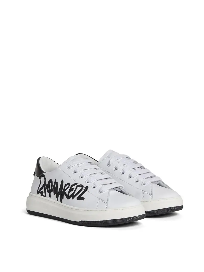 Sneakers Con Logo Bianco
