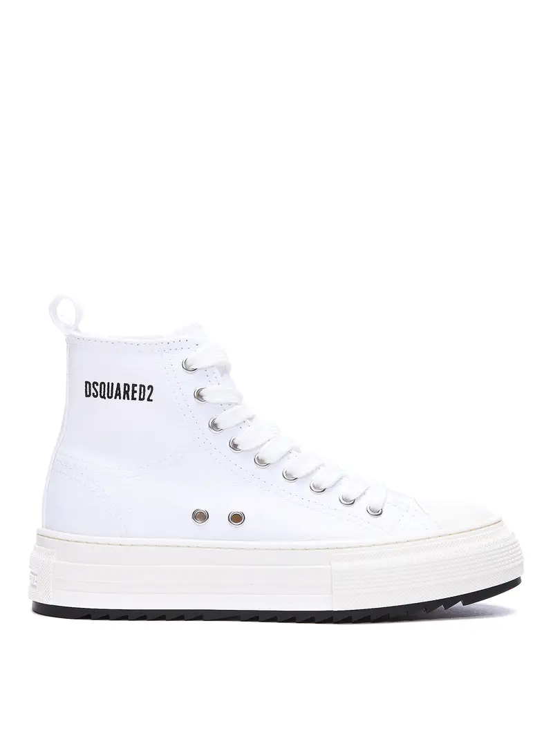 Sneakers con logo stampato Berlin Bianco