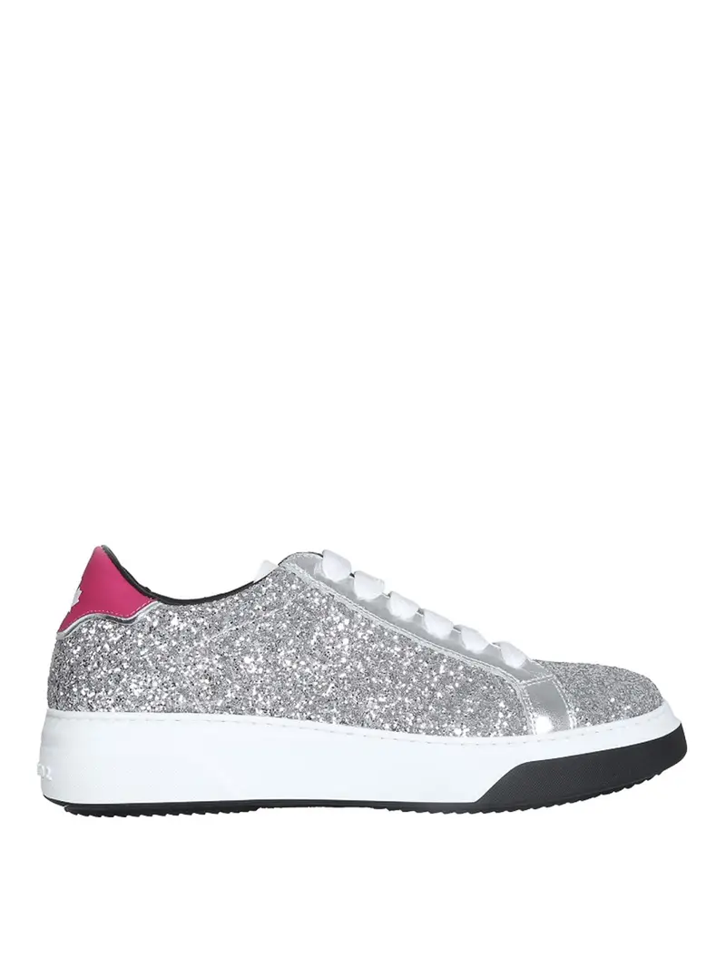 Sneakers con paraurti Argento