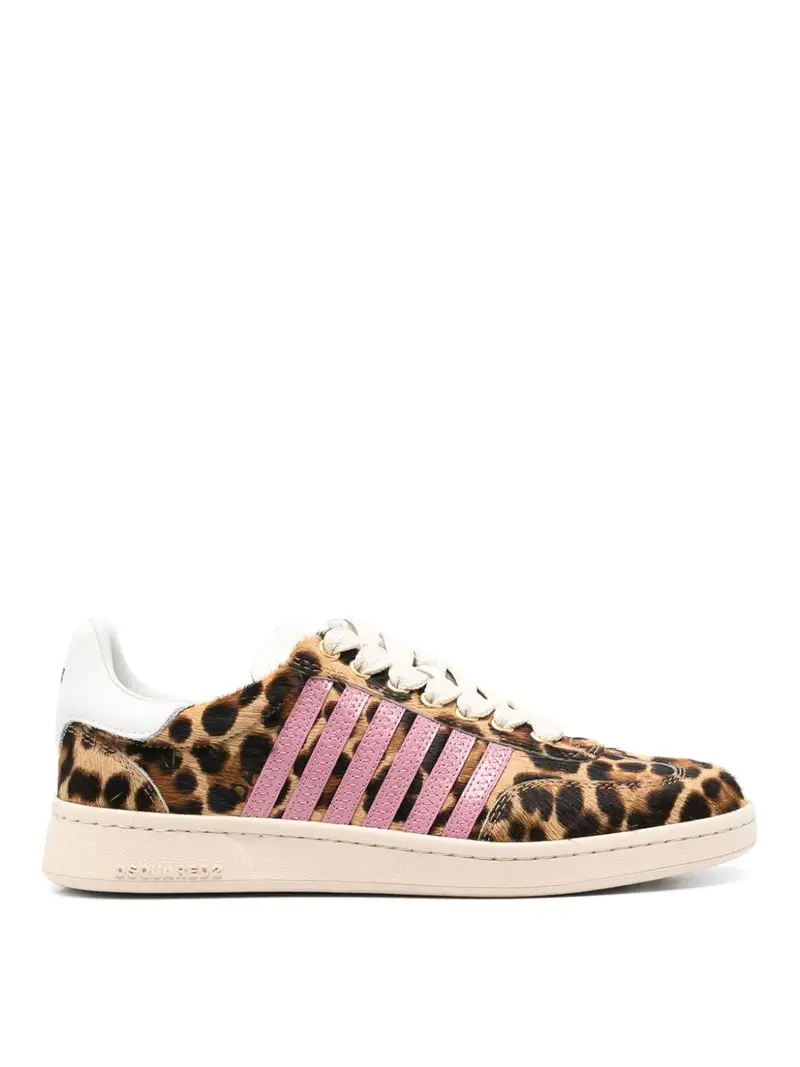 Sneakers con stampa leopardata Animalier