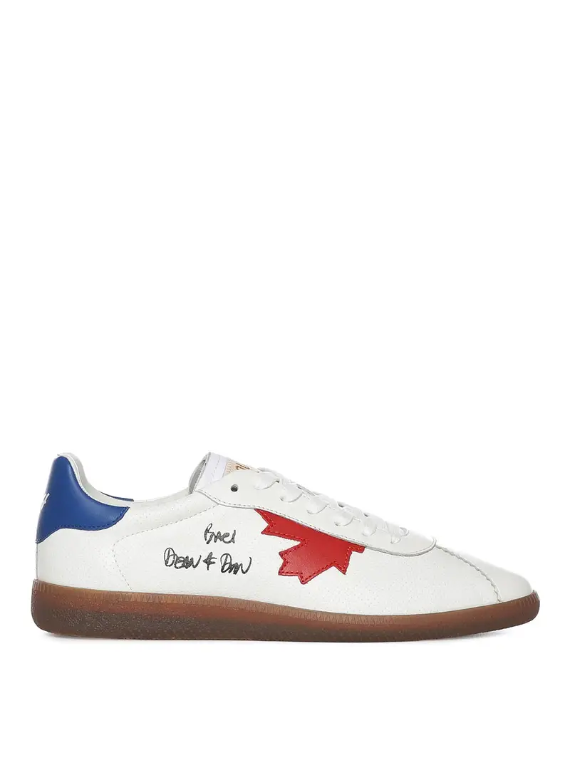 Sneakers in pelle Rebels Beige