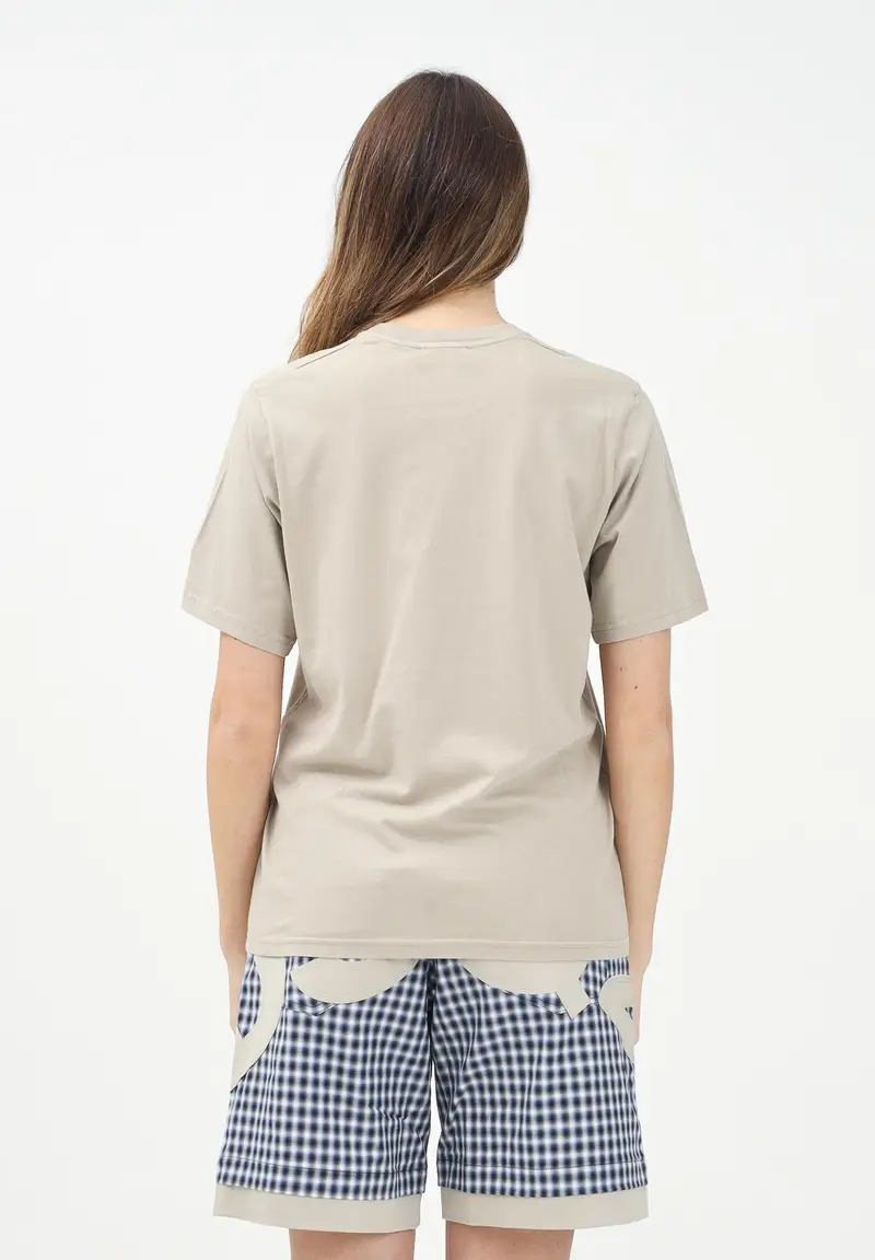 Dsquared2 T-shirt Donna Beige 917409 miniatura 2