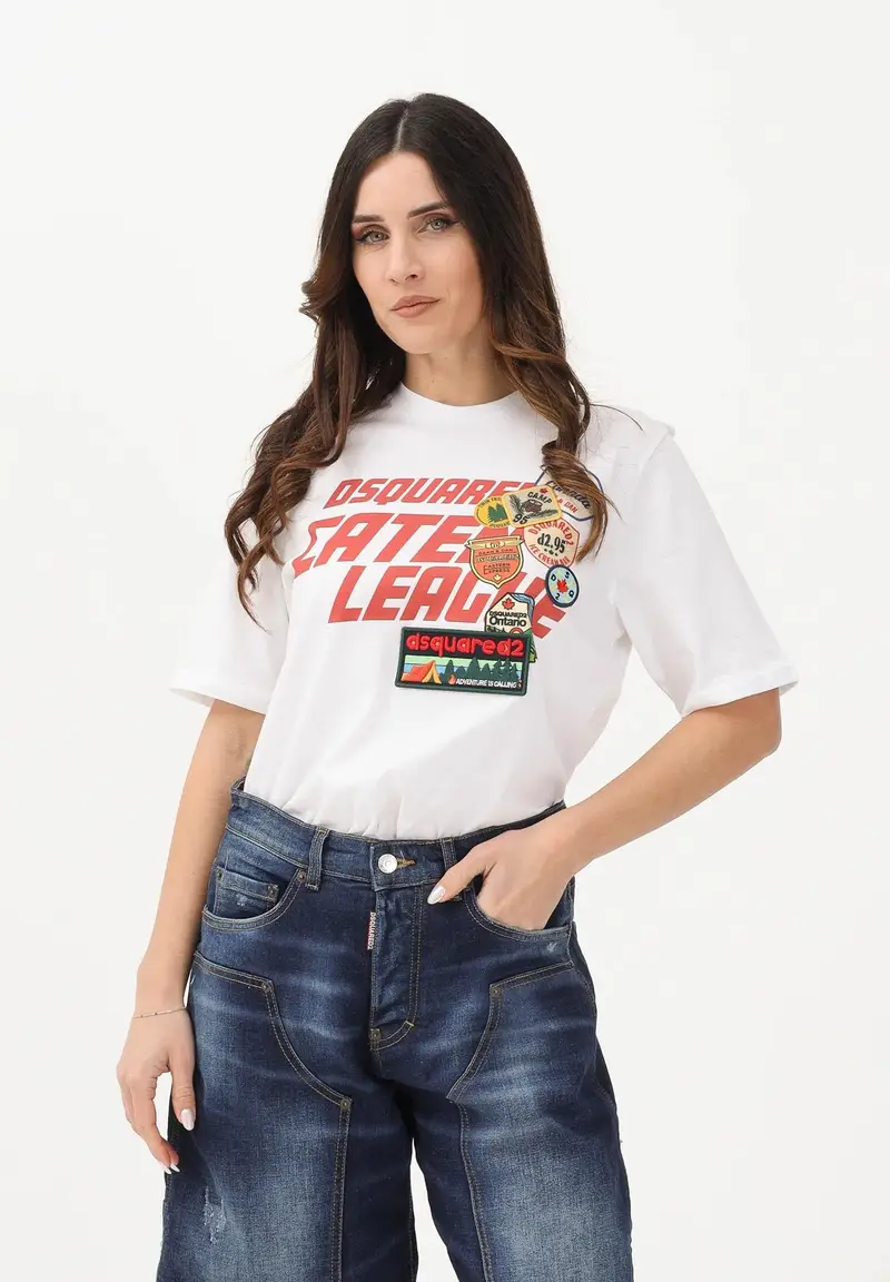 Dsquared2 T-shirt Donna 4094659 miniatura 2