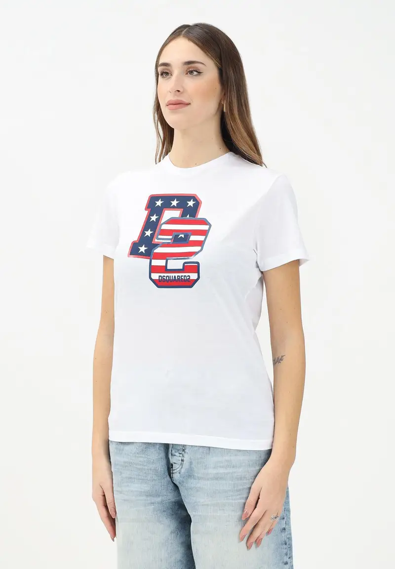 Dsquared2 T-shirt Donna Denim 917749