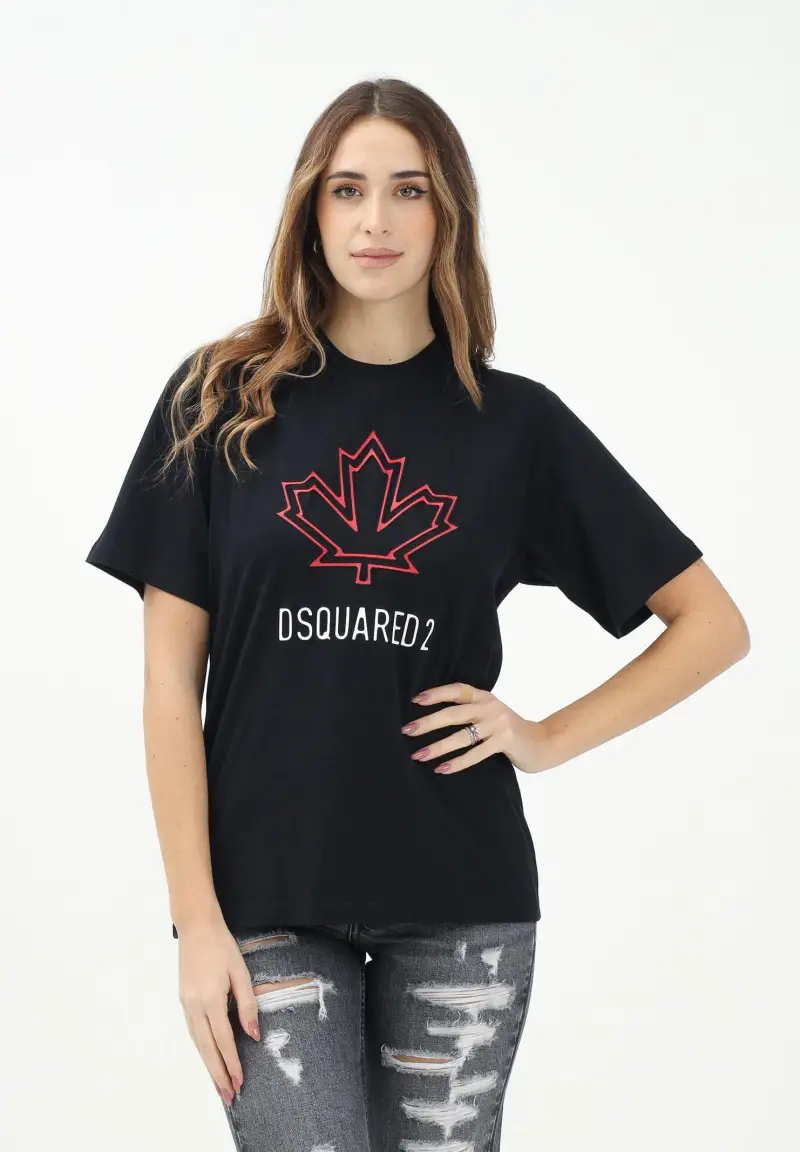Dsquared2 T-shirt Donna Rosa 3103396 miniatura 2