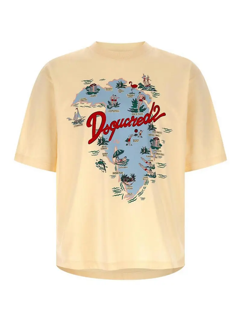 Dsquared2 T-shirt Bianco 4228639