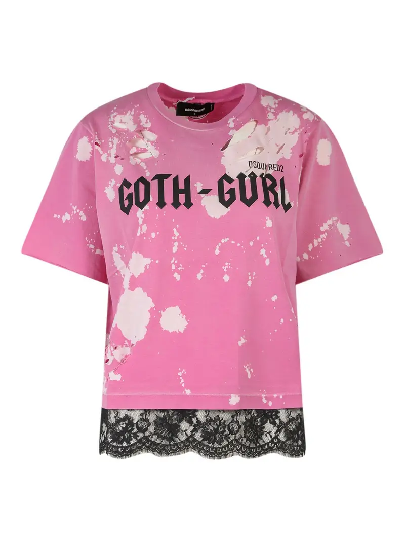 Dsquared2 T-shirt Rosa 3354608