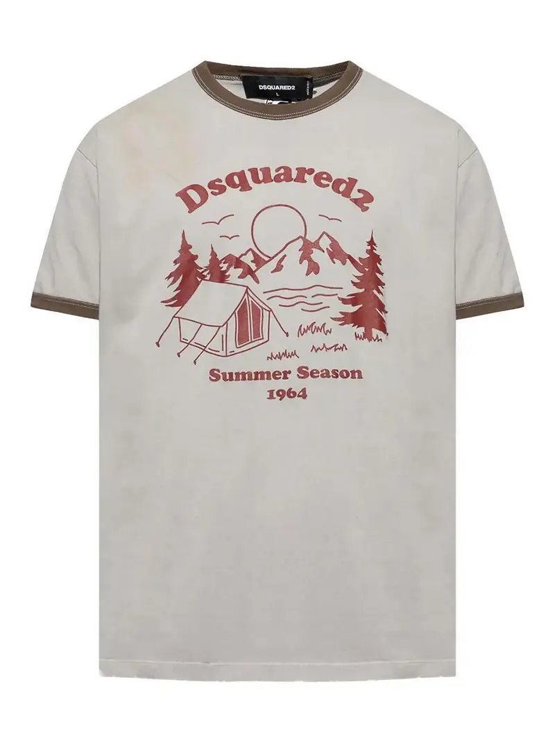 Dsquared2 T-shirt Grigio 3297253