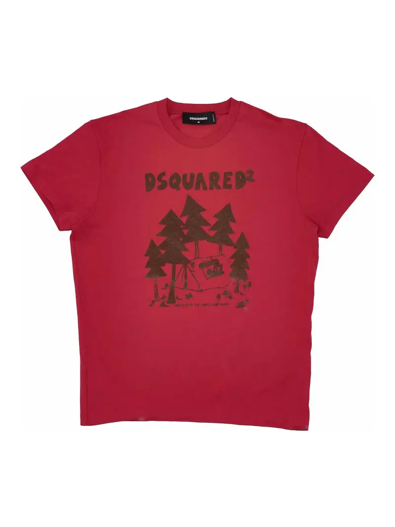 T-shirt in cotone Rosso