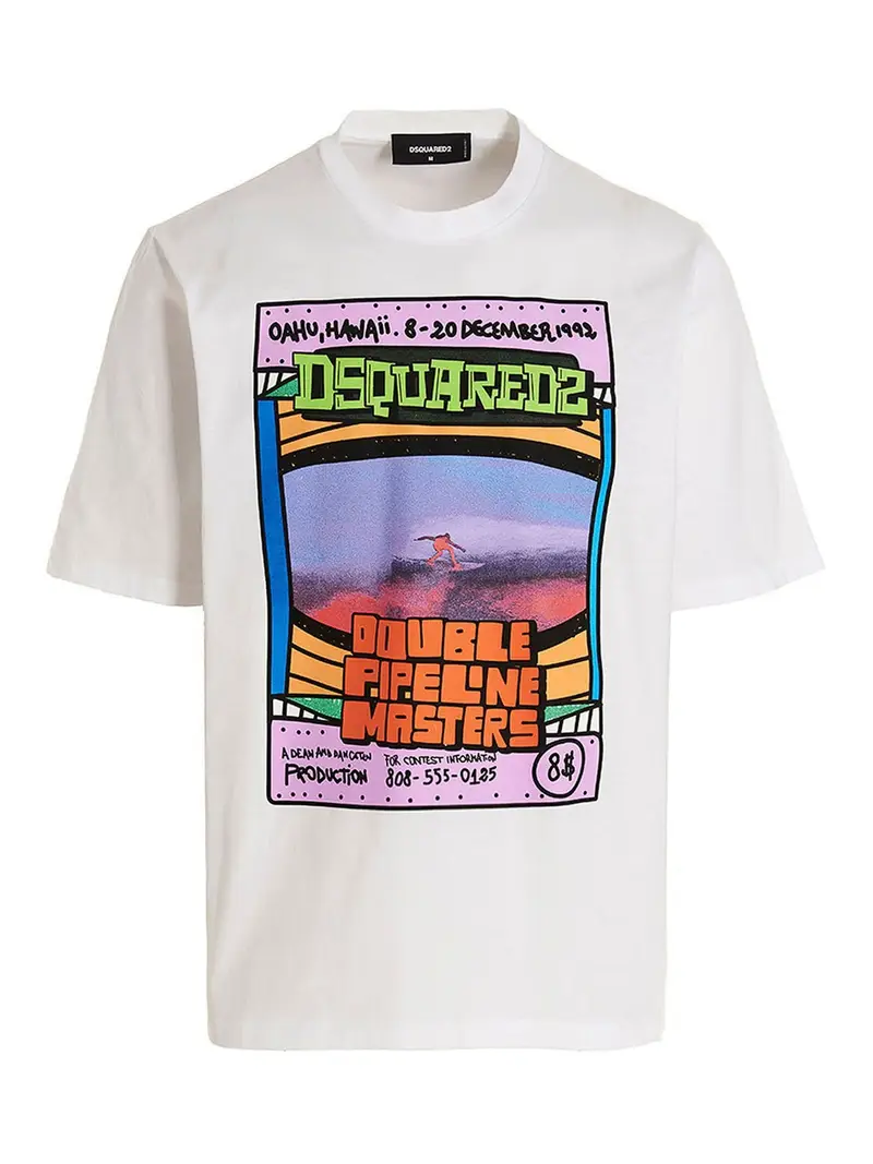 Dsquared2 T-shirt Bianco 4227946