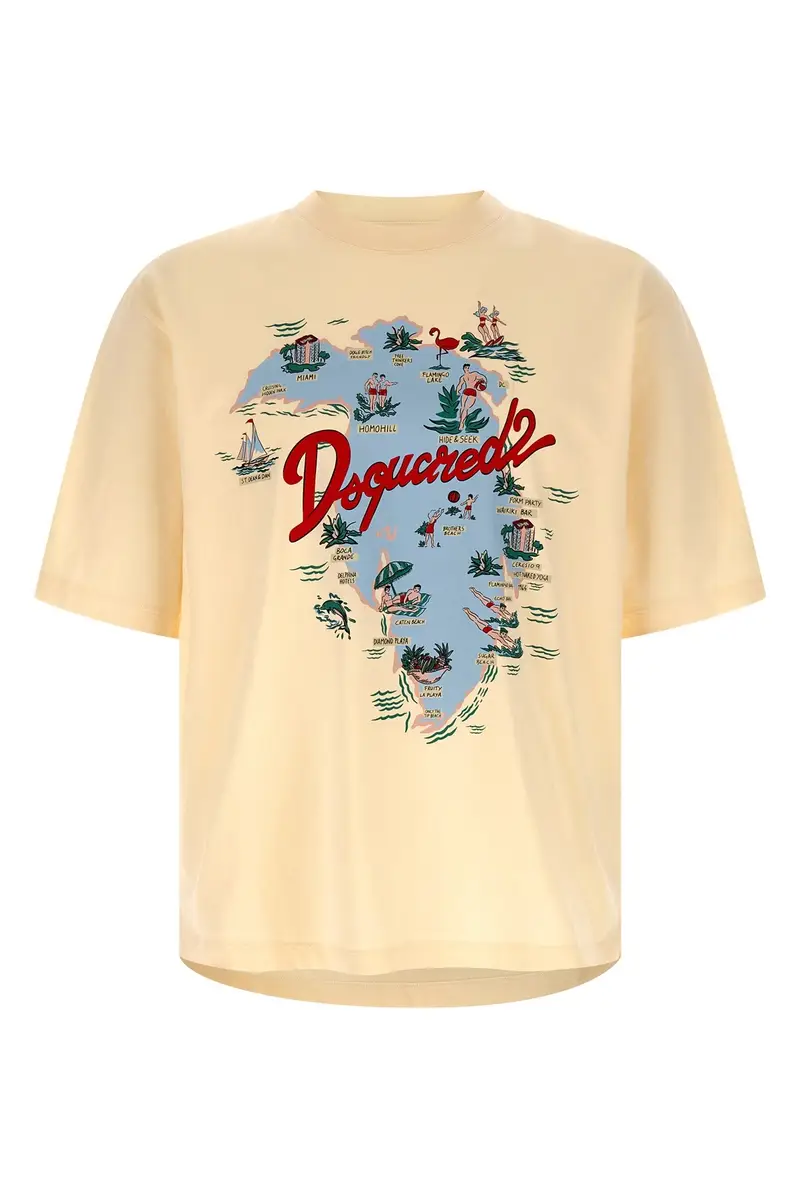 Dsquared2 T-shirt Beige 4011994