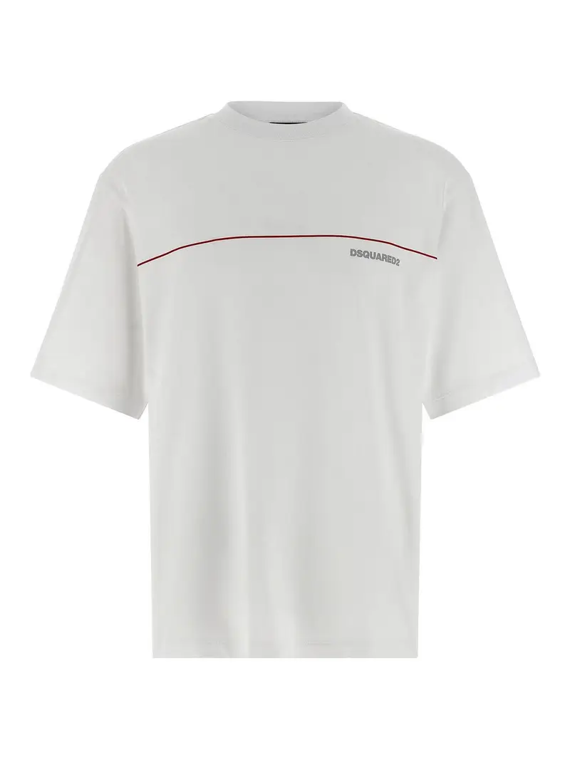 T-shirt stampata Bianco