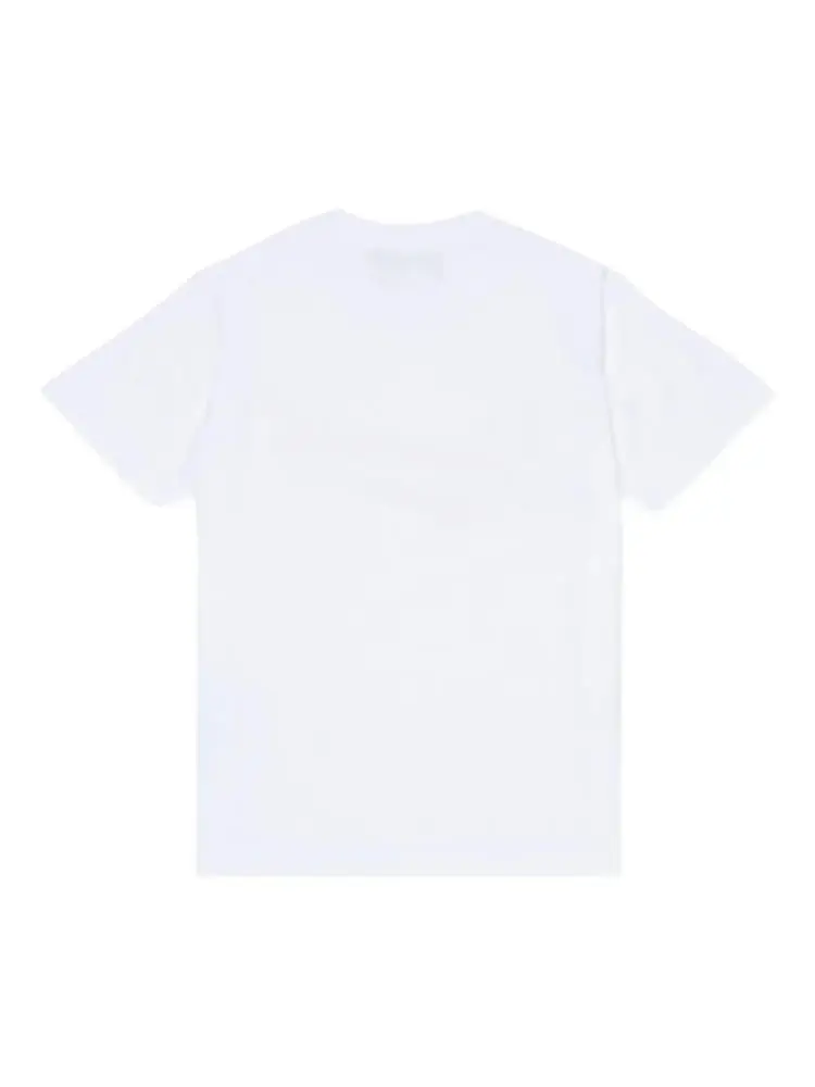 tshirt bianca bambino logo lettering miniatura 2