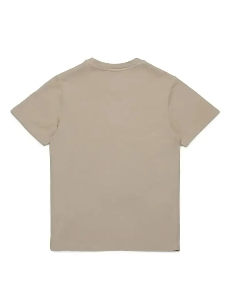 Dsquared2 tshirt grigia bambino in cotone mini logo sul petto miniatura 2
