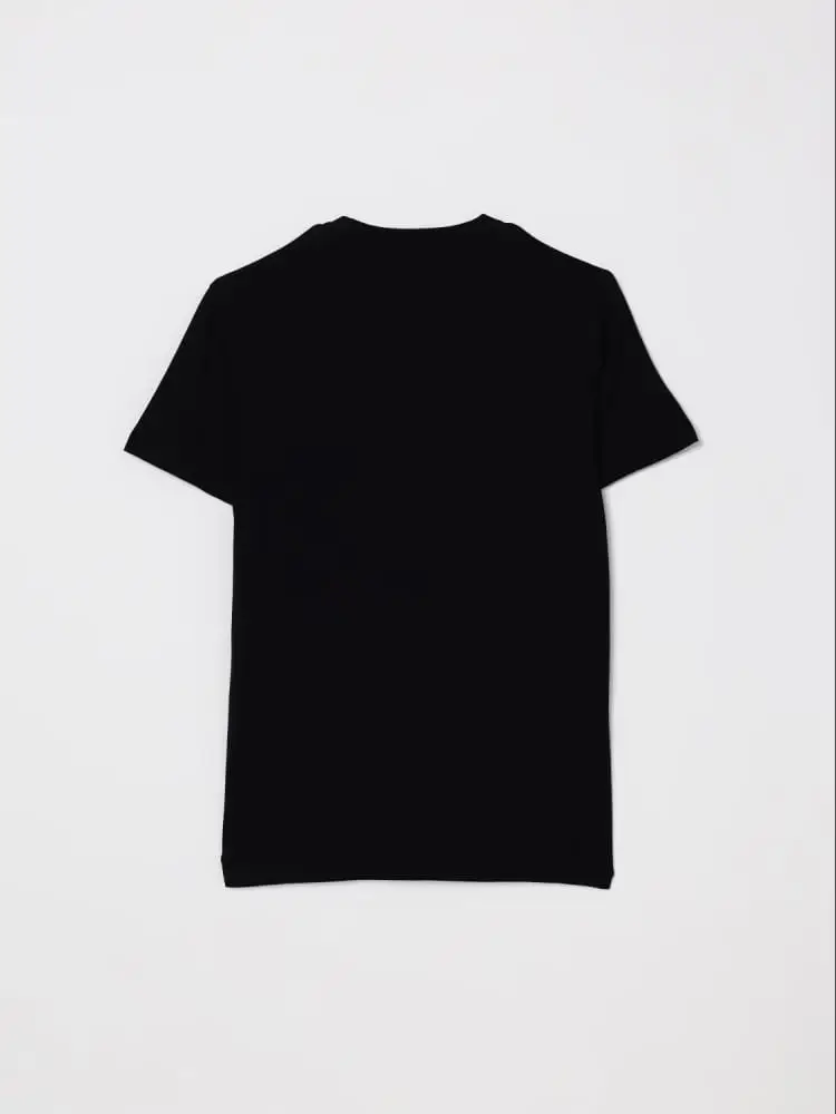 tshirt nera bambino con logo miniatura 2