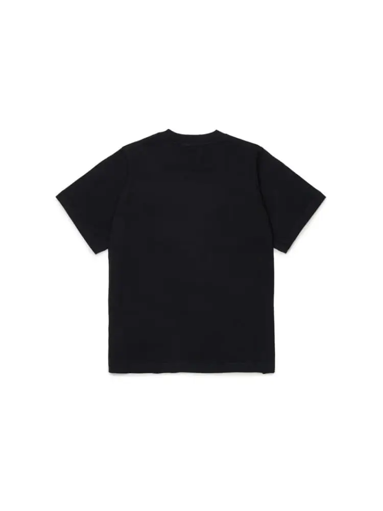 tshirt nera bambino maxi logo miniatura 2