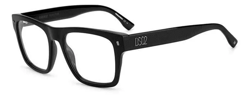Dsquared2 Uomo D2 0037 ANS Montature da vista Acetato Nero  Squadrata