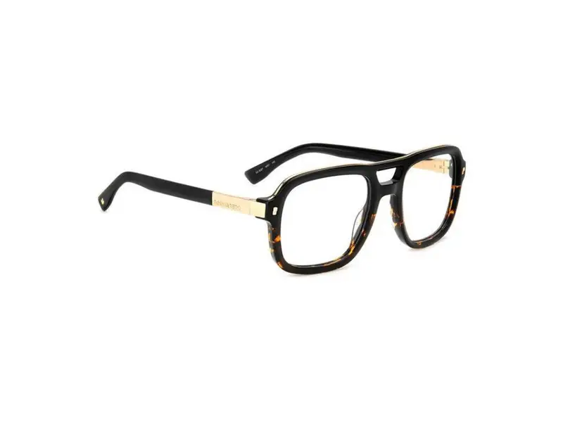 Dsquared2 Uomo D2 0087 WR7 Montature da vista Plastica Havana Squadrata miniatura 2