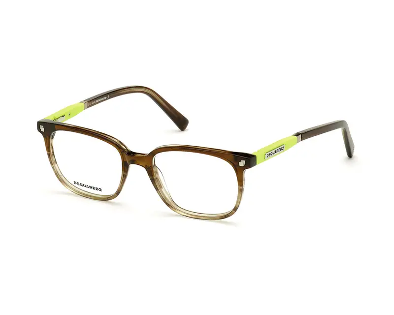 Dsquared2 Uomo DQ5297 047 Montature da vista outlet Acetato Marrone  Squadrata