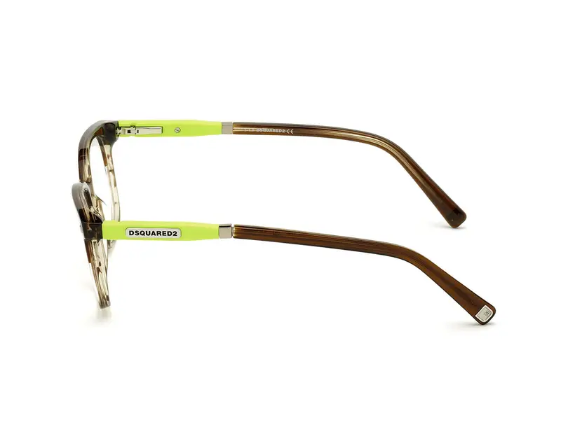 Dsquared2 Uomo DQ5297 047 Montature da vista outlet Acetato Marrone Squadrata miniatura 2