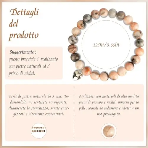 DTUIEUI Regalo Nonna Natale - Festa Dei Nonni Idee Regalo, Regali per Nonna Bracciale, Regali per Nonni Natale Compleanno miniatura 2