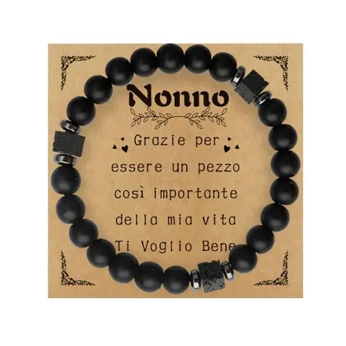 DTUIEUI Regalo Nonno - Regali Festa Dei Nonni,Bracciale Nonno Idee Regalo Festa Dei Nonni Idee,Regali per Nonno Natale