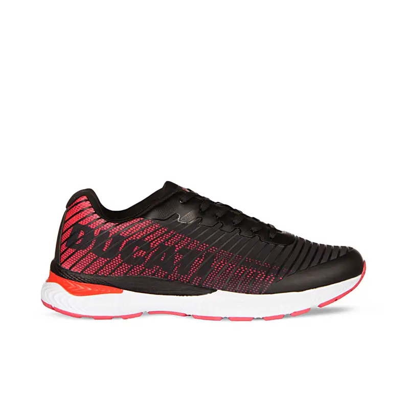 Sneakers running da uomo bianche e rosse Balderico 3