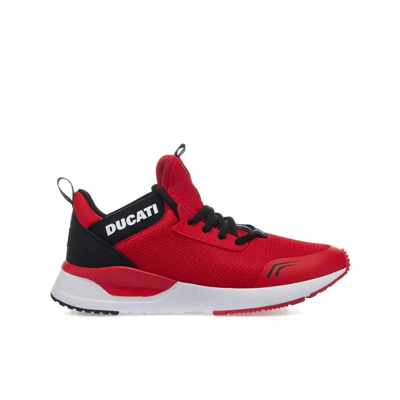 Sneakers running rosse da ragazzo foresto K con logo