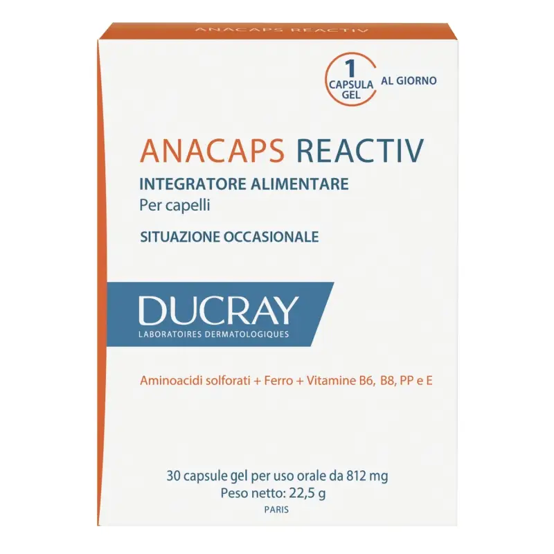 Anticaduta Anacaps - reactiv - Integratori capelli