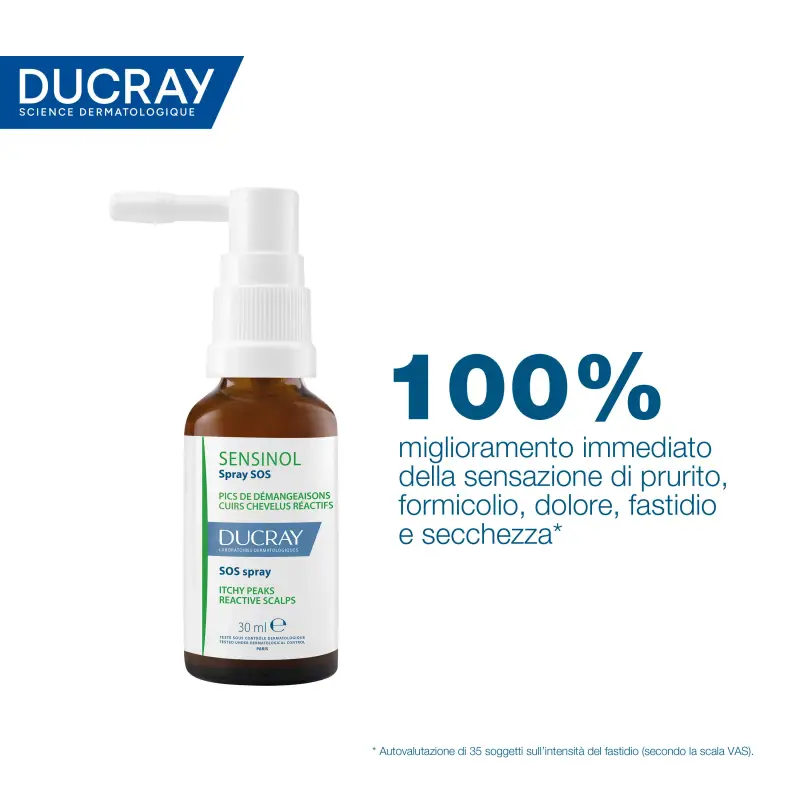 Cuoio Capelluto sensibile Sensinol - Spray SOS - Lenitivo - Siero capelli miniatura 3