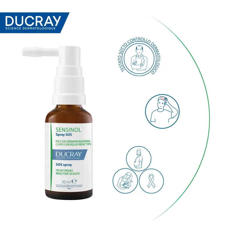 Cuoio Capelluto sensibile Sensinol - Spray SOS - Lenitivo - Siero capelli miniatura 5