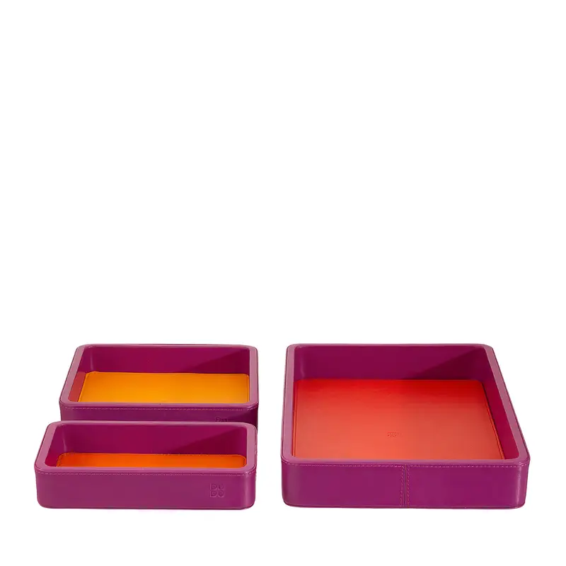 Colorful - Tray set - Fucsia