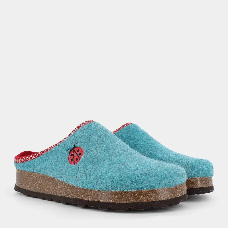 Ciabatte Dune Verdi da Donna, azzurro miniatura 2