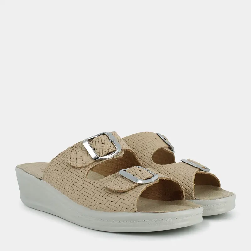 Ciabatte Dune Verdi da Donna, beige miniatura 2