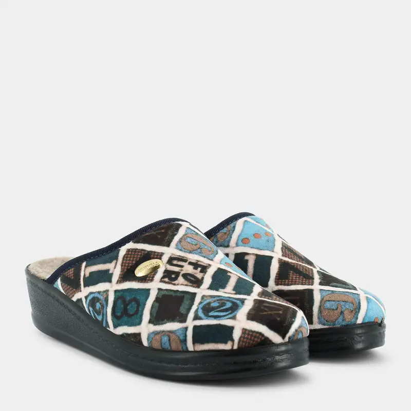 Ciabatte Dune Verdi da Donna, blu miniatura 2