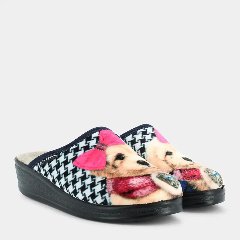 Ciabatte Dune Verdi da Donna, blu miniatura 2