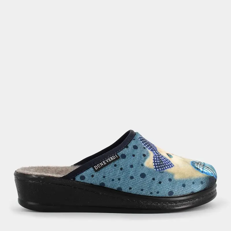 Ciabatte Dune Verdi da Donna, blu
