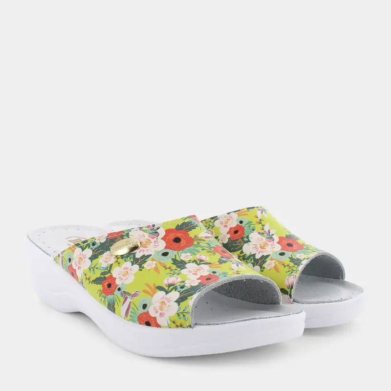 Ciabatte Dune Verdi da Donna, giallo miniatura 2