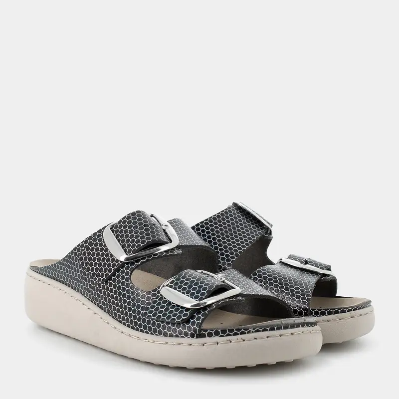 Ciabatte Dune Verdi da Donna, nero miniatura 2