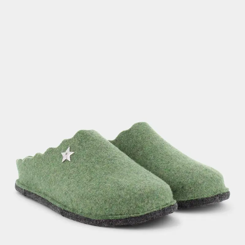 Ciabatte Dune Verdi da Donna, verde miniatura 2