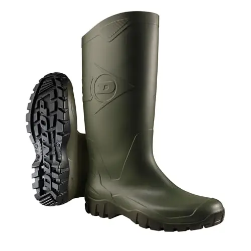 DUNLOP Protective Footwear, K680011, Snugboot WorkPro, Grigio Scuro/Verde Oliva, Taglia 38 EU