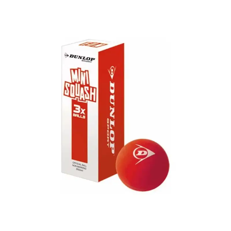 Set di 3 palle da squash Dunlop fun