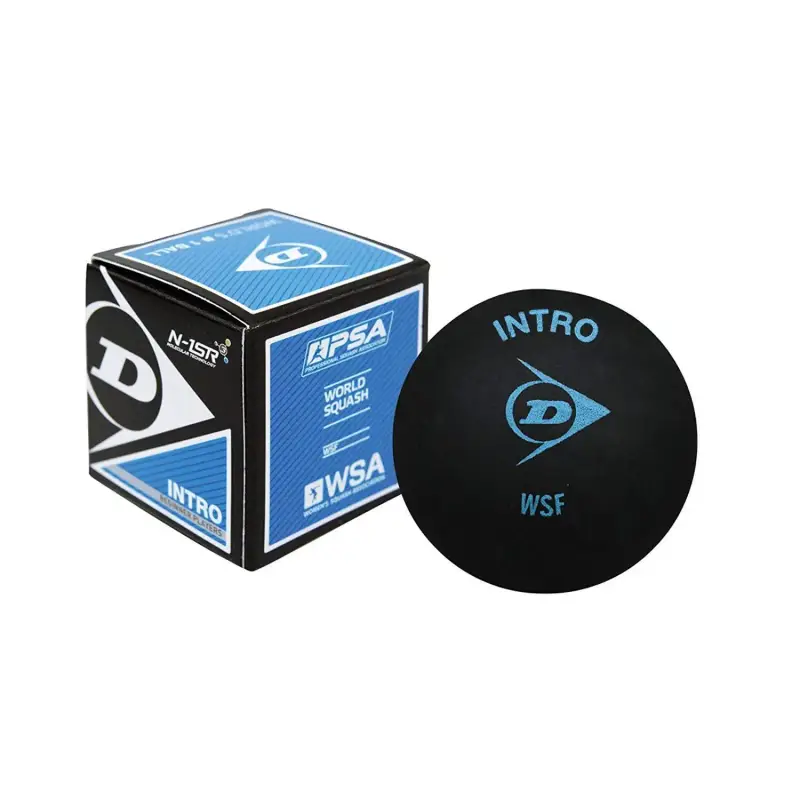 Set di 3 palle da squash Dunlop intro blister