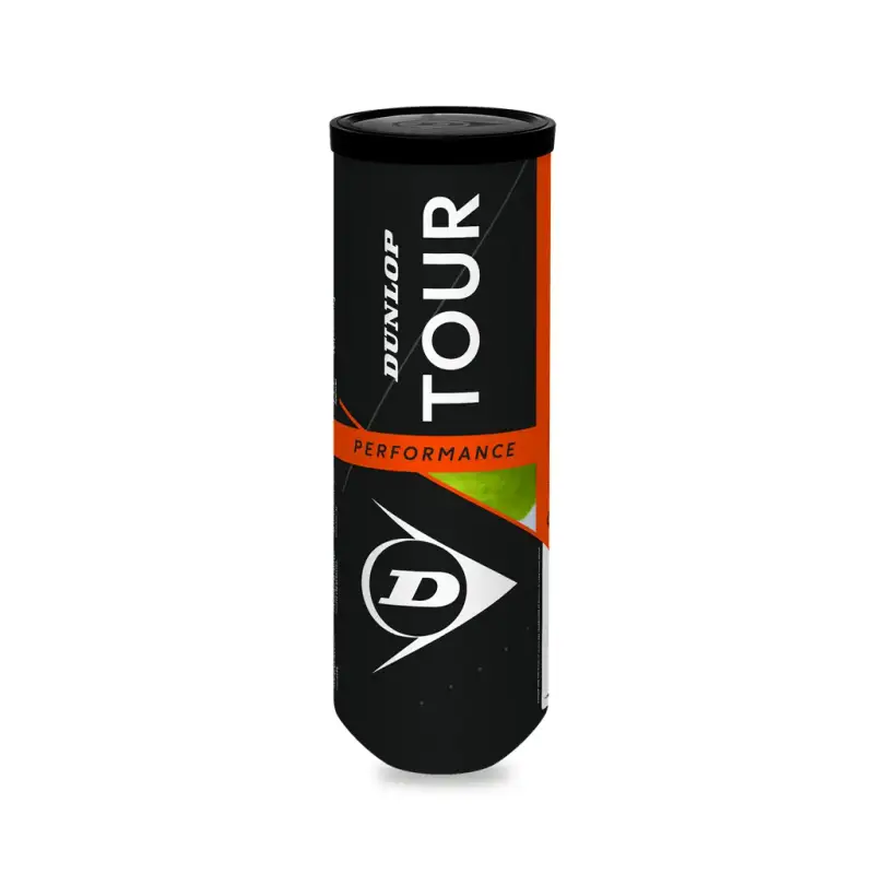 Tubo di 3 palline da tennis Dunlop Tour Performance