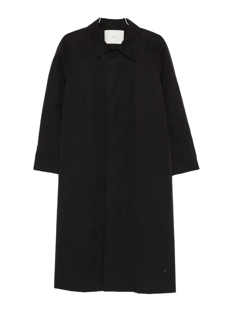 Cappotto in misto cotone Nero