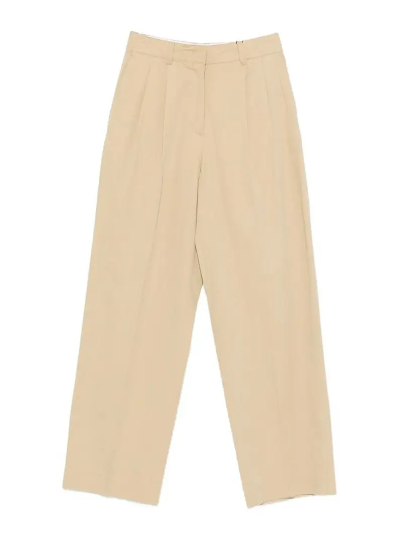 Pantaloni chino in misto cotone Beige