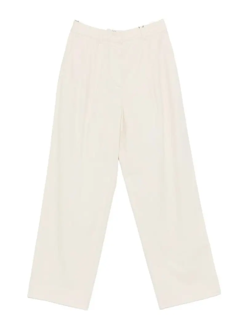 Pantaloni chino in misto cotone Bianco