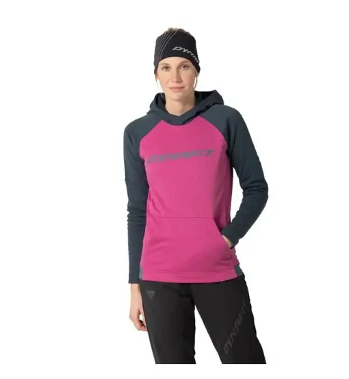 24/7 Ptc Hoody W - felpa in pile - donna Dark Pink